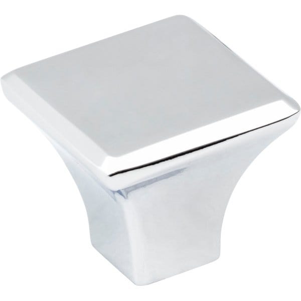 Jeffrey Alexander 1-1/8" Overall Length Polished Chrome Square Marlo Cabinet Knob 972PC - main